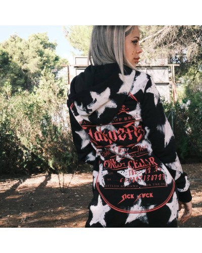 Starz Allover Long Zip Hoodie