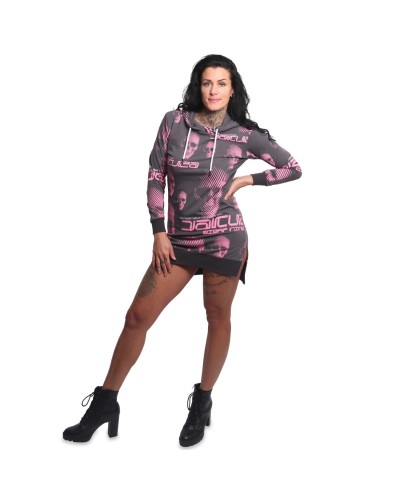 Faded Long Tail Lite Hoodie Kleid