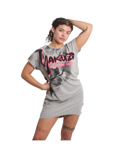 Night Flower Urban T-Shirt Dress