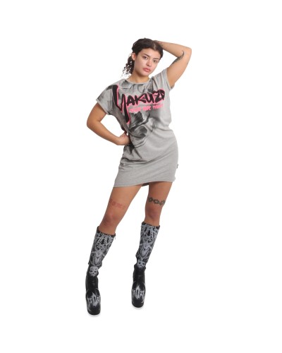 Night Flower Urban T-Shirt Dress