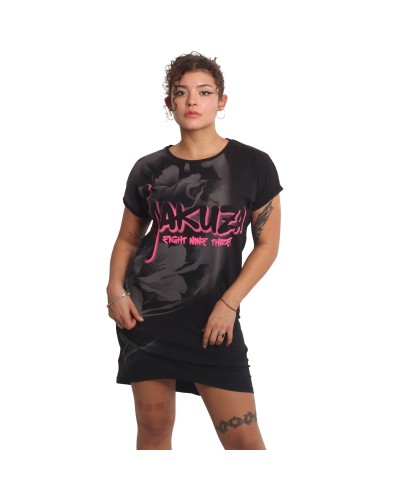 Night Flower Urban T-Shirt Dress