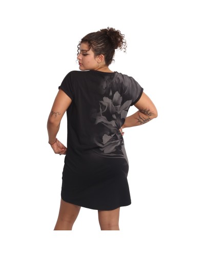 Night Flower Urban T-Shirt Dress