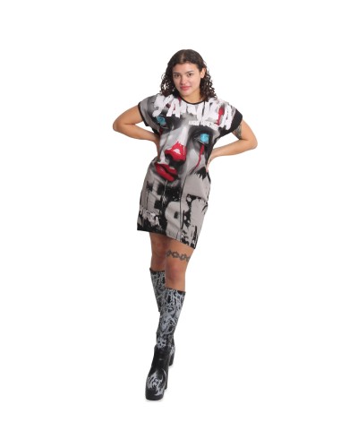 Red Nose Urban T-Shirt Dress